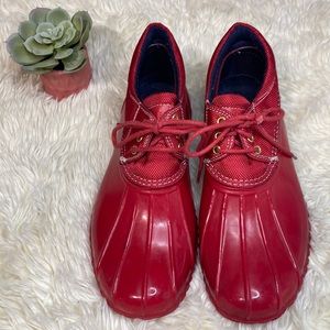 Tommy Hilfiger short rain boots